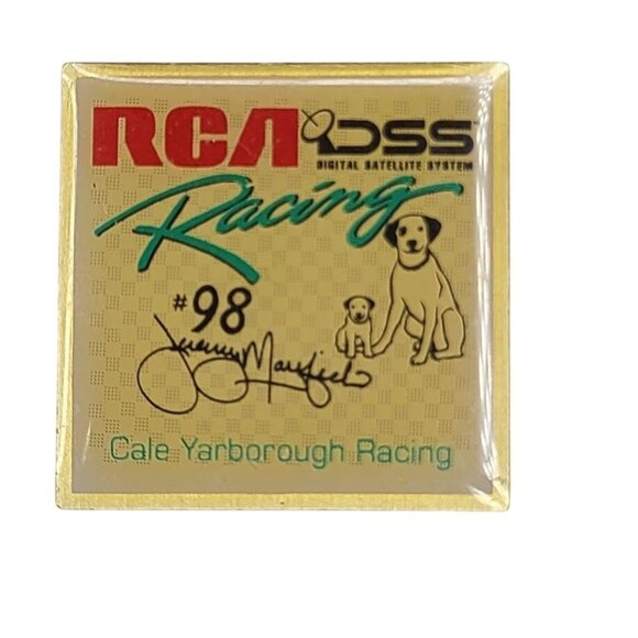 Jeremy Mayfield #98 RCA DSS Racing Lapel Hat Pin Cale Yarborough NASCAR - Picture 1 of 5